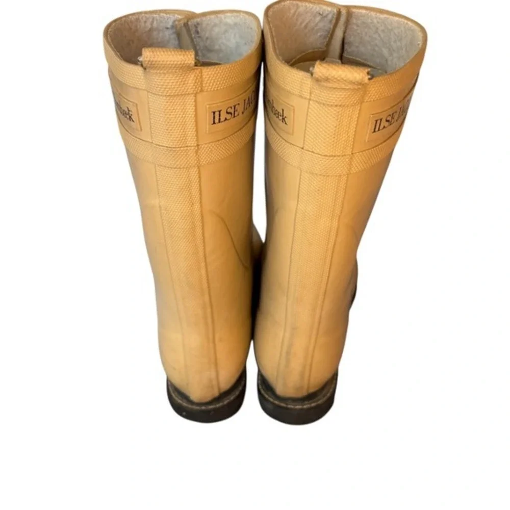 Ilse Jacobsen Hornbaek Women's Rubber Lace-Up Boots,‎ Chic Rain Boots 38/7.5